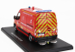 Eligor Renault Master Van Vec Bspp Vehicule Equipe Cynotechnique Sapeurs Pompiers De Paris 2019 1:43 Red