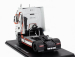 Eligor Renault T-line High Turbo Leader Tractor Truck 2-assi 2021 1:43 Bílá Hnědá Oranžová Šedá