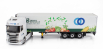 Eligor Scania S500 Semi Frigo Truck Cassonato Steff Bonduelle 2024 1:43 Bílá Zelená