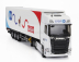 Eligor Scania S770 V8 Truck Semi-frigo Soignon Transports 2020 1:43 Bílá