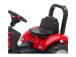 FALK - Šlapací traktor Case iH Maxxum 130 CVX s vlečkou červený