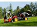 FALK - Šlapací traktor Farm Lander s nakladačem, rypadlem a vlečkou červený