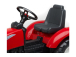 FALK - Šlapací traktor Garden Master s vlečkou červený