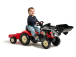FALK - Šlapací traktor Kiddy Farm s nakladačem a vlečkou