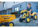 FALK - Šlapací traktor Komatsu s bagrem a Maxi vlečkou