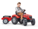 FALK - Šlapací traktor Massey Ferguson S8740 s vlečkou