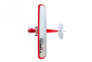 RC letadlo Funky Cub 1,8m, červená