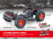 RC auto Pioneer Brave, bíločervená