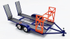 Gmp Accessories Carrello Trasporto Auto 2-assi - Car Transporter Trailer Lubricants 76 1:43 Modrá Oranžová Šedá