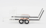 Gmp Accessories Carrello Trasporto Auto 2-assi - Car Transporter Trailer Ycid 1:18 Červená Stříbrná
