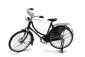 Golden wheel models Bicicletta Woman Classic Bicycle 1:10 Black