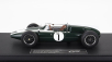 Gp-replicas Cooper F1  T53 N 1 Pole Position Winner British Silverstone Gp World Champion 1960 Jack Brabham 1:18 Zelená