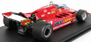 Gp-replicas Ferrari F1  126cx Comprex Turbo N 27 Usa Ovest Long Beach Gp 1981 G.villeneuve - Con Vetrina - With Showcase 1:18 Red