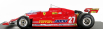 Gp-replicas Ferrari F1  126cx Comprex Turbo N 27 Usa Ovest Long Beach Gp 1981 G.villeneuve - Con Vetrina - With Showcase 1:18 Red
