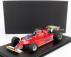 Gp-replicas Ferrari F1  126cx Comprex Turbo N 27 Usa Ovest Long Beach Gp 1981 G.villeneuve - Con Vetrina - With Showcase 1:18 Red