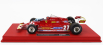 Gp-replicas Ferrari F1  126cx Comprex Turbo N 27 Usa Ovest Long Beach Gp (with Pilot Figure) 1981 G.villeneuve - Con Vetrina - With Showcase 1:18 Red