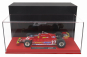 Gp-replicas Ferrari F1  126cx Comprex Turbo N 27 Usa Ovest Long Beach Gp (with Pilot Figure) 1981 G.villeneuve - Con Vetrina - With Showcase 1:18 Red
