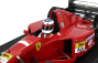 Gp-replicas Ferrari F1  412t2 N 0 First Test Estoril 22-23 November (with Driver Figure) 1995 Michael Schumacher - Con Vetrina - With Showcase 1:18 Red