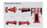 Gp-replicas Ferrari F1  F310b Team Scuderia Ferrari Marlboro N 6 Canada Gp 1997 Eddie Irvine - Con Vetrina - With Showcase 1:18 Červená Bílá