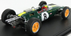 Gp-replicas Lotus F1 Climax 25 N 8 World Champion Winner Italy Gp 1963 Jim Clark - Con Vetrina - With Showcase 1:18 Zelená Žlutá