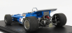 Gp-replicas Matra simca F1 Ms80 N 7 2nd French Gp 1969 J.P.Beltoise 1:18, modrá