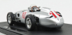 Gp-replicas Mercedes benz F1  W196 N 10 Winner Belgium Gp Juan Manuel Fangio 1955 World Champion 1:18 Silver