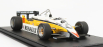 Gp-replicas Renault F1  Re30b V6 Turbo Team Renault Elf N 15 Season 1982 Alain Prost - Con Vetrina - With Showcase 1:18 Bílá Žlutá Černá