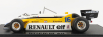 Gp-replicas Renault F1  Re30b V6 Turbo Team Renault Elf N 16 Season 1982 Rene Arnoux - Con Vetrina - With Showcase 1:18 Bílá Žlutá Černá