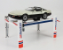 Greenlight Accessories Bf Goodrich Garage Set Officina Čtyřsloupový zvedák 1:18