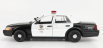Greenlight Ford usa Crown Victoria Police Interceptor Los Angeles Department 1992 - Drive 1:24 Černá Bílá