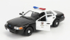 Greenlight Ford usa Crown Victoria Police Interceptor Los Angeles Department 1992 - Drive 1:24 Černá Bílá