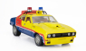Greenlight Ford usa Falcon Xb V8 Police Interceptor Mad-max 1973 Movie - M.rockatansky The Dark One 1:18 Žlutá Červená Modrá