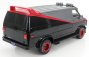 Greenlight GMC Vandura A-team Van - 1983 1:12 Šedá Černá