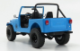 Greenlight Jeep Cj-7 Dharma Open 1982 - Lost 2004 - 2010 1:18 Světle Modrá