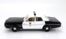 Greenlight Plymouth Fury Los Angeles Police Department 1978 1:24 Černá Bílá