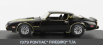 Greenlight Pontiac Firebird Trans Am 1979 - Rocky Ii Movie 1:43 Černé Zlato