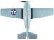 Grumman F4F Wildcat 1.0m SAFE Select BNF Basic