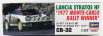 Hasegawa Lancia Stratos Hf Alitalia (night Version) N 1 Winner Rally Montecarlo 1977 1:24