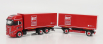 Herpa Iveco fiat S-way Truck Brt Corriere Espresso 2022 1:87 Red