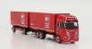 Herpa Iveco fiat S-way Truck Brt Corriere Espresso 2022 1:87 Red