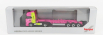 Herpa Iveco fiat S-way Truck Lng Hannibal Transports 2020 1:87, růžová