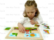 Hess Dřevěné puzzle Železnice