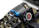 Hliníkový černý držák větráčku pro 1/8 Buggy