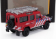 Hongwell Land rover Land Defender 110 Fire Engine 2004 1:43 Červená Bílá Modrá