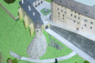 Hrad Český Šternberk - papírový model 1:300