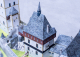 Hrad Karlštejn - papírový model 1:350