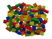 HUBELINO Kuličková dráha - barevné kostky 120 dílků