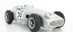 I-scale Mercedes benz F1  W196 N 50 4th British Gp 1955 P.taruffi 1:18 Silver