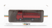 Igra-model Alfa romeo A19 Truck Cassonato Sponde Basse 1973 1:87 Red