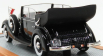 Ilario-model Horch 830bl Cabriolet Open 1936 - General De Gaulle 1:43 Black